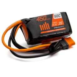 E-Flite 3 Cell 450mAh 11.1V 50C LiPo, IC2