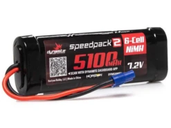 Dynamite 6 Cell 5100mAh 7.2V NiMH Flat: EC3