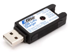 E-Flite 1 Cell 1S USB LiPo Charger, 300mA