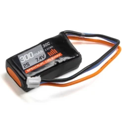 E-Flite 2 Cell 300mAh 7.4V 30C LiPo: PH Connector