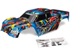 Traxxas Body Painted X-Maxx, Rock N' Roll (decals Applied)
