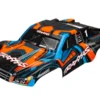 Traxxas Body Painted Slash 4X4: Orange And Blue