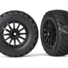 Traxxas Tires & Wheels, Gravel Pattern(2) (TSM Rated): 4WD F/R, 2WD R -Radio Control & Model Shop 20207 TRA7473T M 800