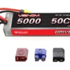 Venom 3 Cell 5000mAh 11.1V 50C LiPo HardCase: UNI 2.0 -Radio Control & Model Shop 20336 VNR15129 M 800