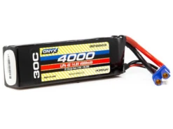 Onyx 4 Cell 4000mAh 14.8V 30C LiPo Battery, EC5