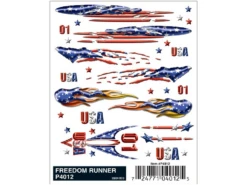 Woodland Scenics Pine Car Dry Transfer, Freedom Runner