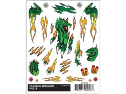 Woodland Scenics Pine Car Dry Transfer, Flaming Dragon