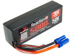 Dynamite 3 Cell 5000mAh 11.1V 50C LiPo, Hardcase: EC5