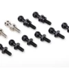 Pivot Balls: Black (6), Silver (2), Black (Long) (2): 7540X -Radio Control & Model Shop 21105 7540X M 800