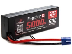 Dynamite 2 Cell 5000mAh 7.4V 50C LiPo, Hardcase: EC3