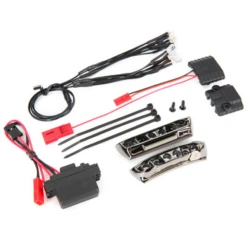 Traxxas LED Light Kit, 1/16 E-Revo (Includes Power Supply, Bumpers, Light Harness (4 Clear, 4 Red), And Wire