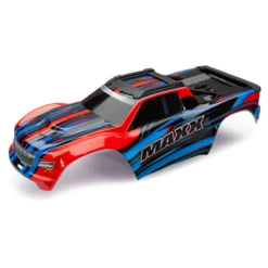 Traxxas Body Painted Maxx, Red-X W Decal Sheet