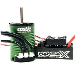 Castle Creations Mamba X SCT Sensored 25.2V WP 1415 2400Kv Combo 5mm