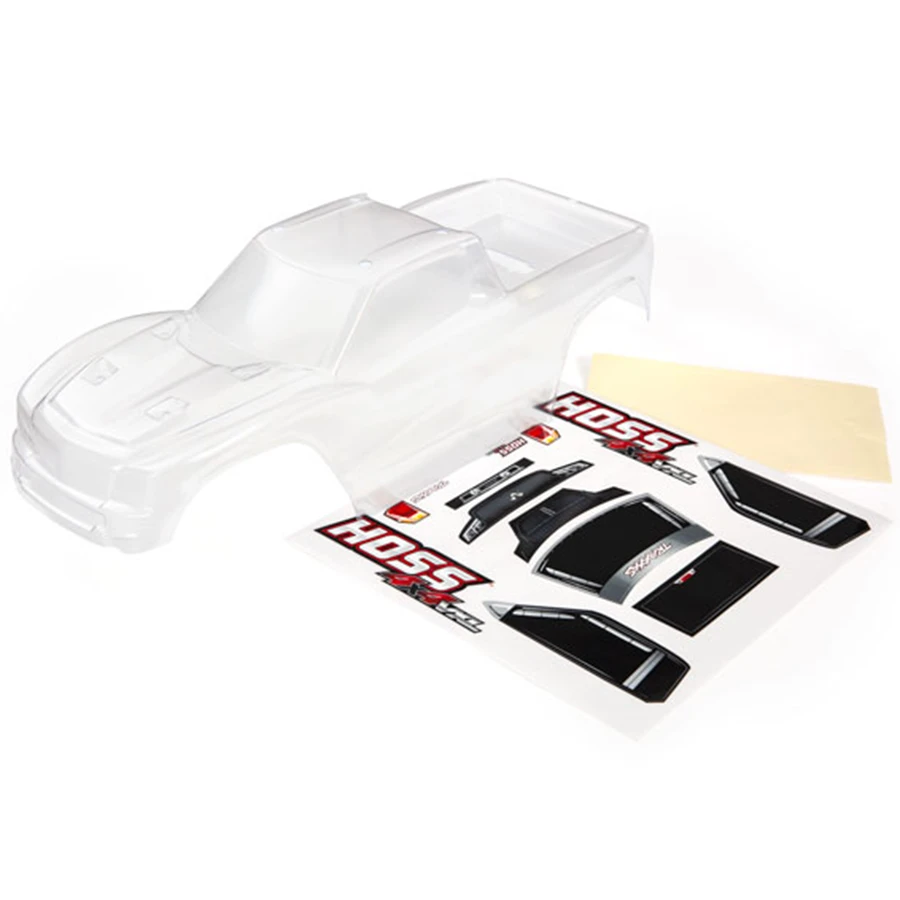 Traxxas Body Clear Hoss 4x4 3 Traxxas Body Clear Hoss 4x4
