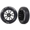 Traxxas Tires & Wheels, Front, Assembled, Weld Wheels Gloss Black: Frt -Radio Control & Model Shop 23277 TRA9474 1 900