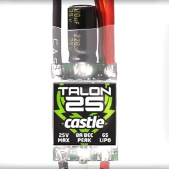 Castle Creations Talon 25-Amp 25V ESC With 8-Amp BEC