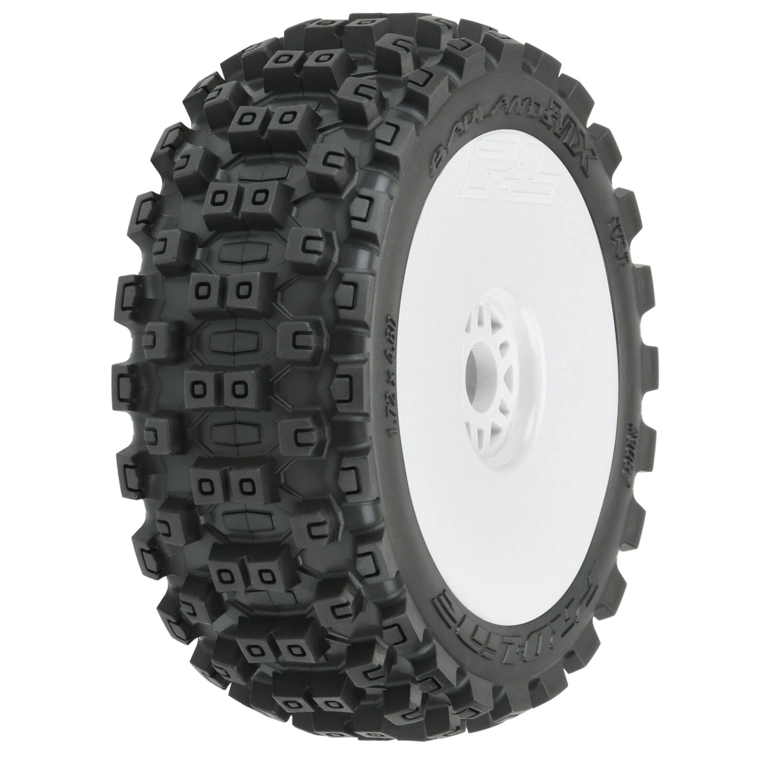 PRO-LINE Badlands MX M2 1:8 Buggy MTD White Wheels: F/R 3 PRO-LINE Badlands MX M2 1:8 Buggy MTD White Wheels: F/R