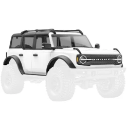 Traxxas Body, 1/18 Ford Bronco, Complete, White: 9711-Wht
