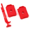 Traxxas Fuel Canisters (L&R)/ Jack (Red) (fits #9712 Body): 9721