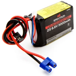 Spektrum 2 Cell 3000mAh 6.6V Li-Fe Receiver Battery: Universal Receiver