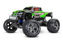 Traxxas 1/10 2WD Stampede W/LED Lights, W/ XL-5 RTR: Green