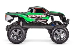 Traxxas 1/10 2WD Stampede W/LED Lights, W/ XL-5 RTR: Green -Radio Control & Model Shop 36054 61 GRN 4