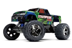 Traxxas 1/10 Stampede, 2WD, VXL, RTR W/TSM (Requires Battery & Charger): Green