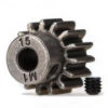 Traxxas Gear, 15T Pinion (1.0 Metric Pitch), Fits 5mm Shaft: 6487X 2 Traxxas Gear, 15T Pinion (1.0 Metric Pitch), Fits 5mm Shaft: 6487X -Radio Control & Model Shop 6487X 252w