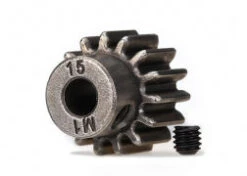 Traxxas Gear, 15T Pinion (1.0 Metric Pitch), Fits 5mm Shaft: 6487X