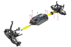 Traxxas 1/10 Stampede, 4WD, Unassembled Kit W/Clear Body: (Requires Battery & Charger) -Radio Control & Model Shop 67014 4 7 lg