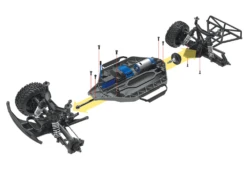 Traxxas 1/10 Slash, 4WD, RTR (Includes Battery & Charger): Orange -Radio Control & Model Shop 67054 Com 6 lg