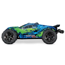 Traxxas 1/10 Rustler, 4WD, VXL (Requires Battery & Charger): Green -Radio Control & Model Shop 67076 4 Green 4 800