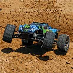 Traxxas 1/10 Rustler, 4WD, VXL (Requires Battery & Charger): Green -Radio Control & Model Shop 67076 4 Green 8 800
