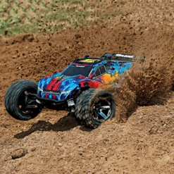 Traxxas 1/10 Rustler, 4WD, VXL (Requires Battery & Charger): Red 18 Traxxas 1/10 Rustler, 4WD, VXL (Requires Battery & Charger): Red -Radio Control & Model Shop 67076 4 Red 6 800