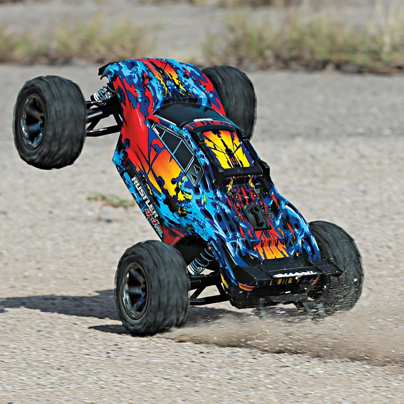 Traxxas 1/10 Rustler, 4WD, VXL (Requires Battery & Charger): Red 10 Traxxas 1/10 Rustler, 4WD, VXL (Requires Battery & Charger): Red - Image 8