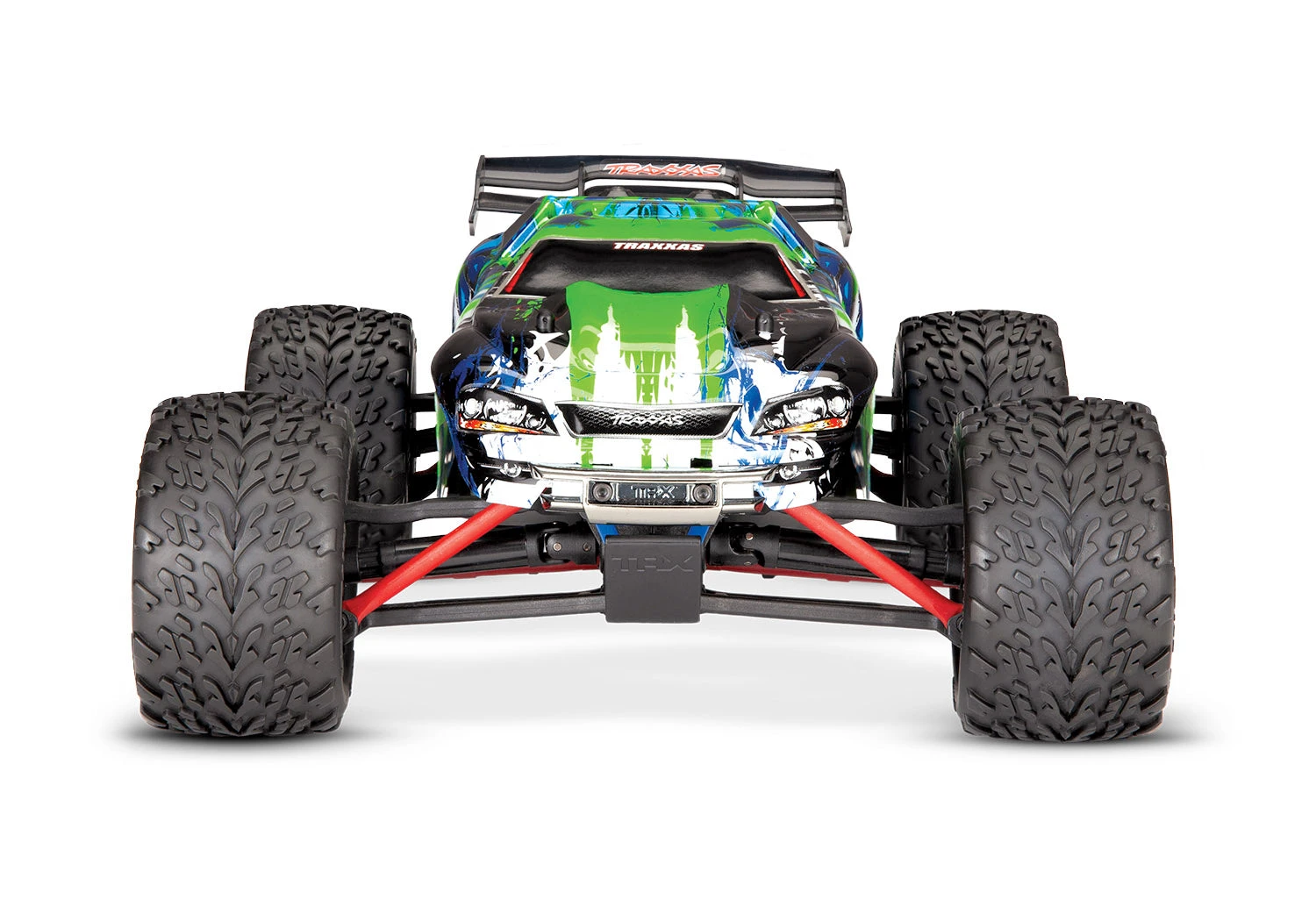 Traxxas 1/16 E-Revo, 4WD, RTR (Includes Battery & Charger): Green 4 Traxxas 1/16 E-Revo, 4WD, RTR (Includes Battery & Charger): Green - Image 2