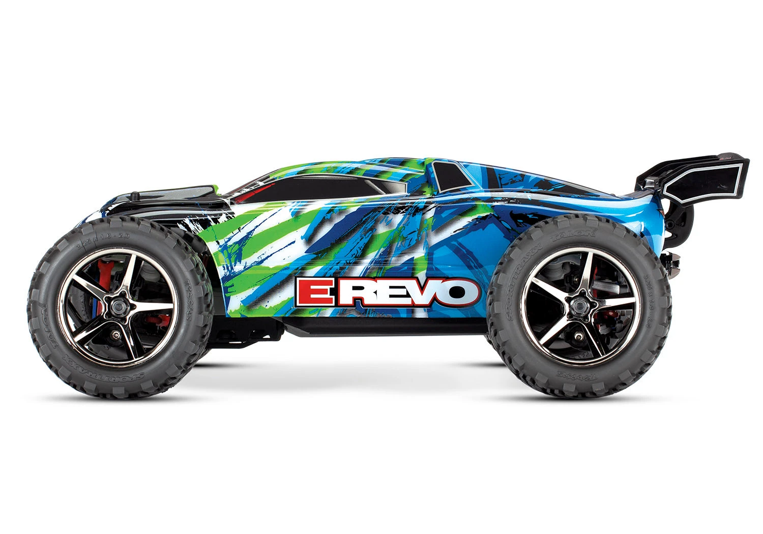 Traxxas 1/16 E-Revo, 4WD, RTR (Includes Battery & Charger): Green 6 Traxxas 1/16 E-Revo, 4WD, RTR (Includes Battery & Charger): Green - Image 4