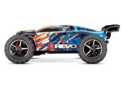 Traxxas 1/16 E-Revo, 4WD, RTR (Includes Battery & Charger): Orange -Radio Control & Model Shop 71054 1 ORANGE 4