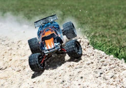 Traxxas 1/16 E-Revo, 4WD, RTR (Includes Battery & Charger): Orange -Radio Control & Model Shop 71054 1 ORANGE 7