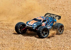Traxxas 1/16 E-Revo, 4WD, RTR (Includes Battery & Charger): Orange -Radio Control & Model Shop 71054 1 ORANGE 8