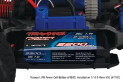 Traxxas 1/16 E-Revo VXL, 4WD, RTR (Includes Battery & Charger): Blue -Radio Control & Model Shop 71076 3 13 lg