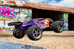 Traxxas 1/16 E-Revo VXL, 4WD, RTR (Includes Battery & Charger): Purple -Radio Control & Model Shop 71076 3 9 lg