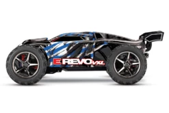 Traxxas 1/16 E-Revo VXL, 4WD, RTR (Includes Battery & Charger): Blue -Radio Control & Model Shop 71076 3 Blu 3 lg