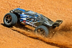 Traxxas 1/16 E-Revo VXL, 4WD, RTR (Includes Battery & Charger): Blue -Radio Control & Model Shop 71076 3 Blu 7 lg