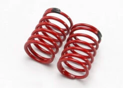 Traxxas Shock Spring GTR (2)(2.22 Rate Black), Red, 1/16: 7148