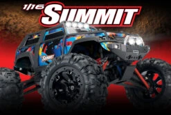 Traxxas 1/16 Summit, 4WD, RTR (Includes Battery & Charger): Rock And Roll -Radio Control & Model Shop 72054 5 4
