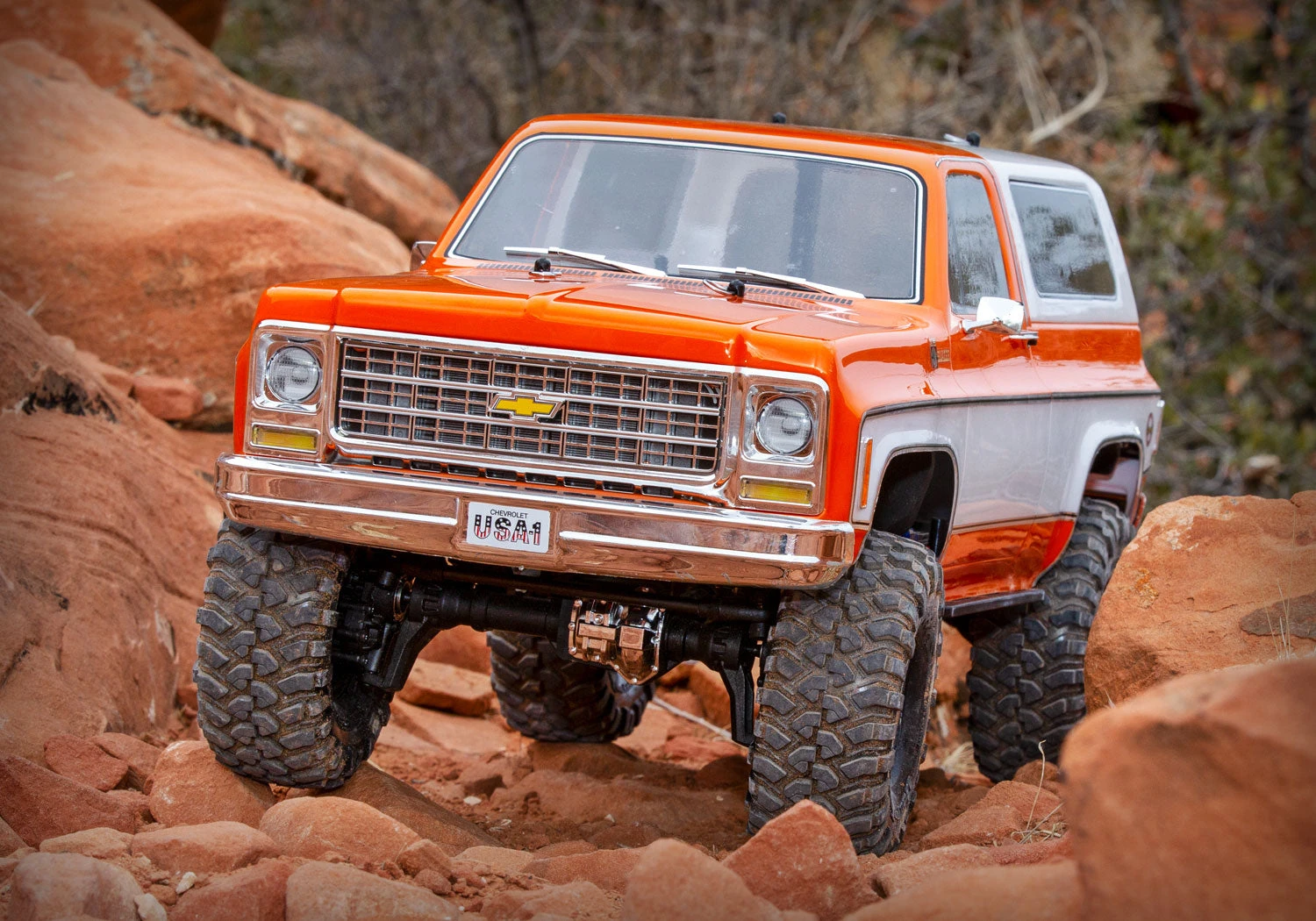 Traxxas 1/10 TRX-4 '79 Blazer, 4WD, RTD (Requires Battery & Charger): Orange 8 Traxxas 1/10 TRX-4 '79 Blazer, 4WD, RTD (Requires Battery & Charger): Orange - Image 6