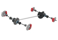 Traxxas 1/10 4-Tec 2.0 Chassis, 4WD, VXL (Requires Body, Battery & Charger) -Radio Control & Model Shop 83076 VXL 8 lg