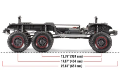 Traxxas 1/10 TRX-6 MercedesBenz® G 63 AMG, 6WD, RTD (Requires Battery And Charger): Black -Radio Control & Model Shop 88096 COM 10 lg