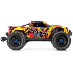 Traxxas 1/6 X-Maxx, 4WD, Brushless 8S (Requires Battery & Charger): Solar Flare -Radio Control & Model Shop 89076 4 MAXX SLRF 3 900